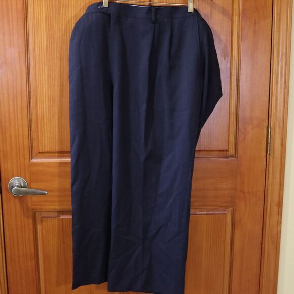 Petrocelli Charcoal Pinstripe Wool Suit Suspenders 58R Mens Tailored Classic - Picture 4 of 13